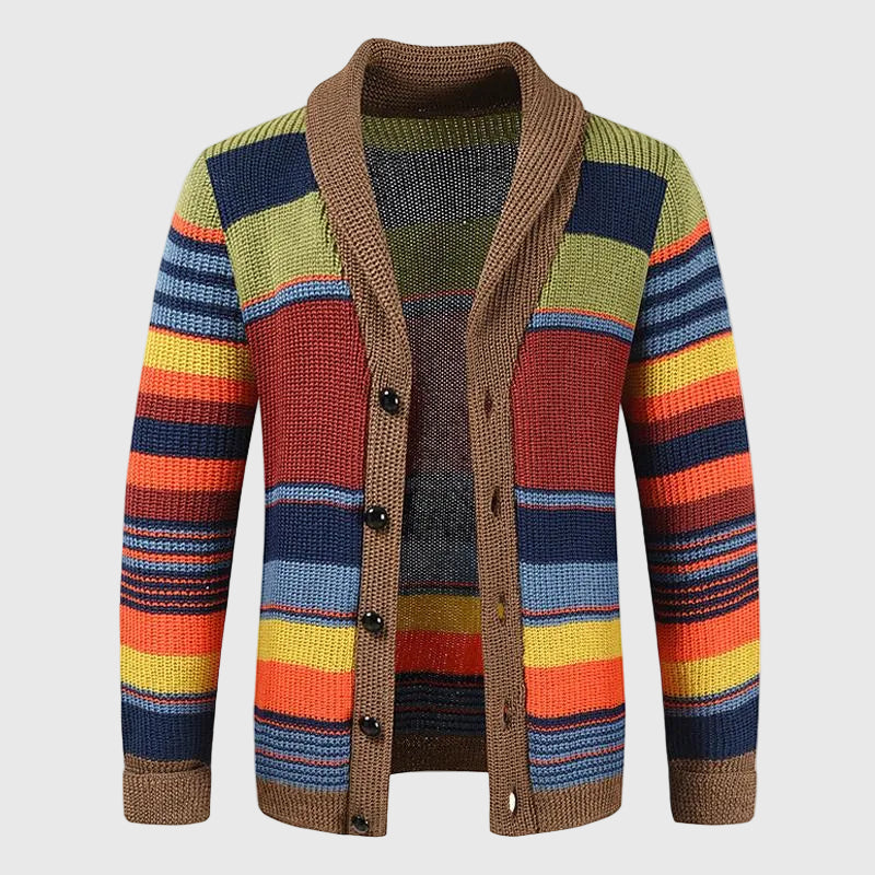 Nicolás | Color Block Knit Cardigan