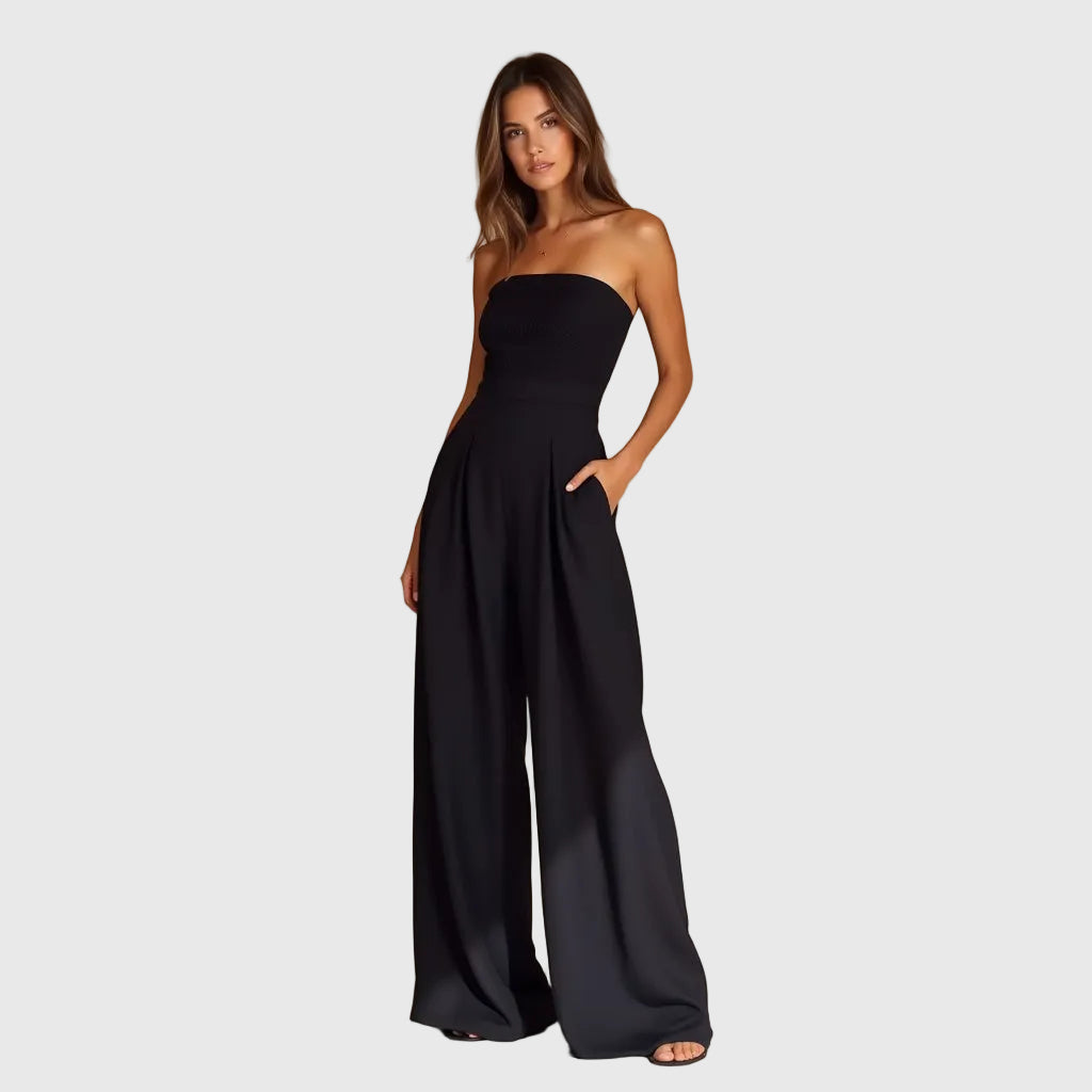 Sylvie | Elegant Strapless Jumpsuit
